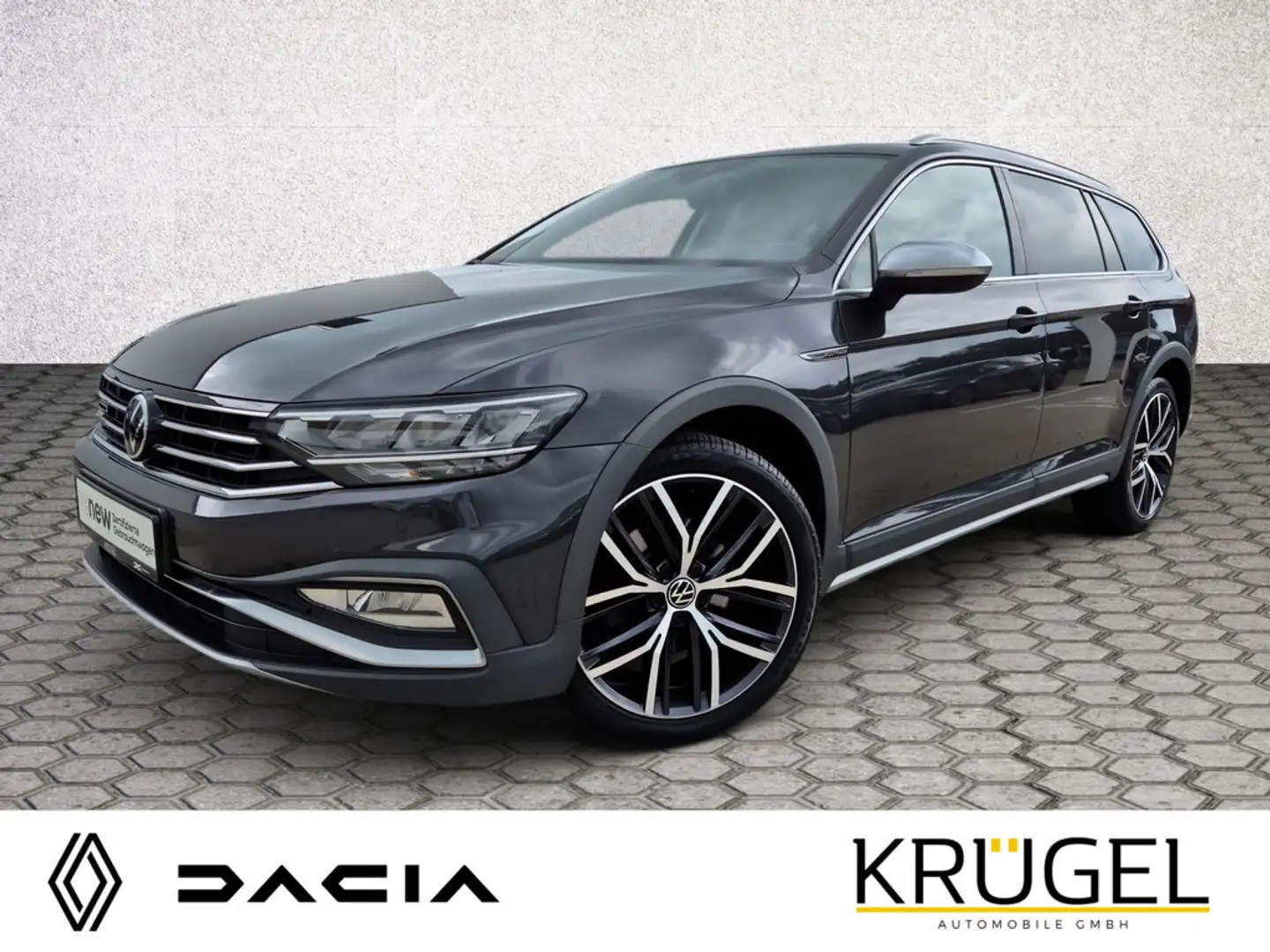 Volkswagen Passat Variant 2.0 TDI SCR DSG 4Motion Alltrack Gris - 1