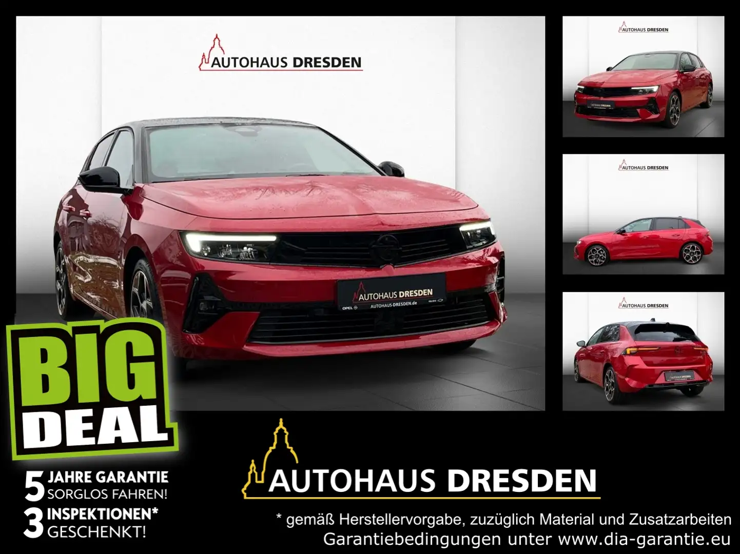 Opel Astra L 1.6 Turbo Plugin GS Line ACC+LED+Navi+LM Rot - 1