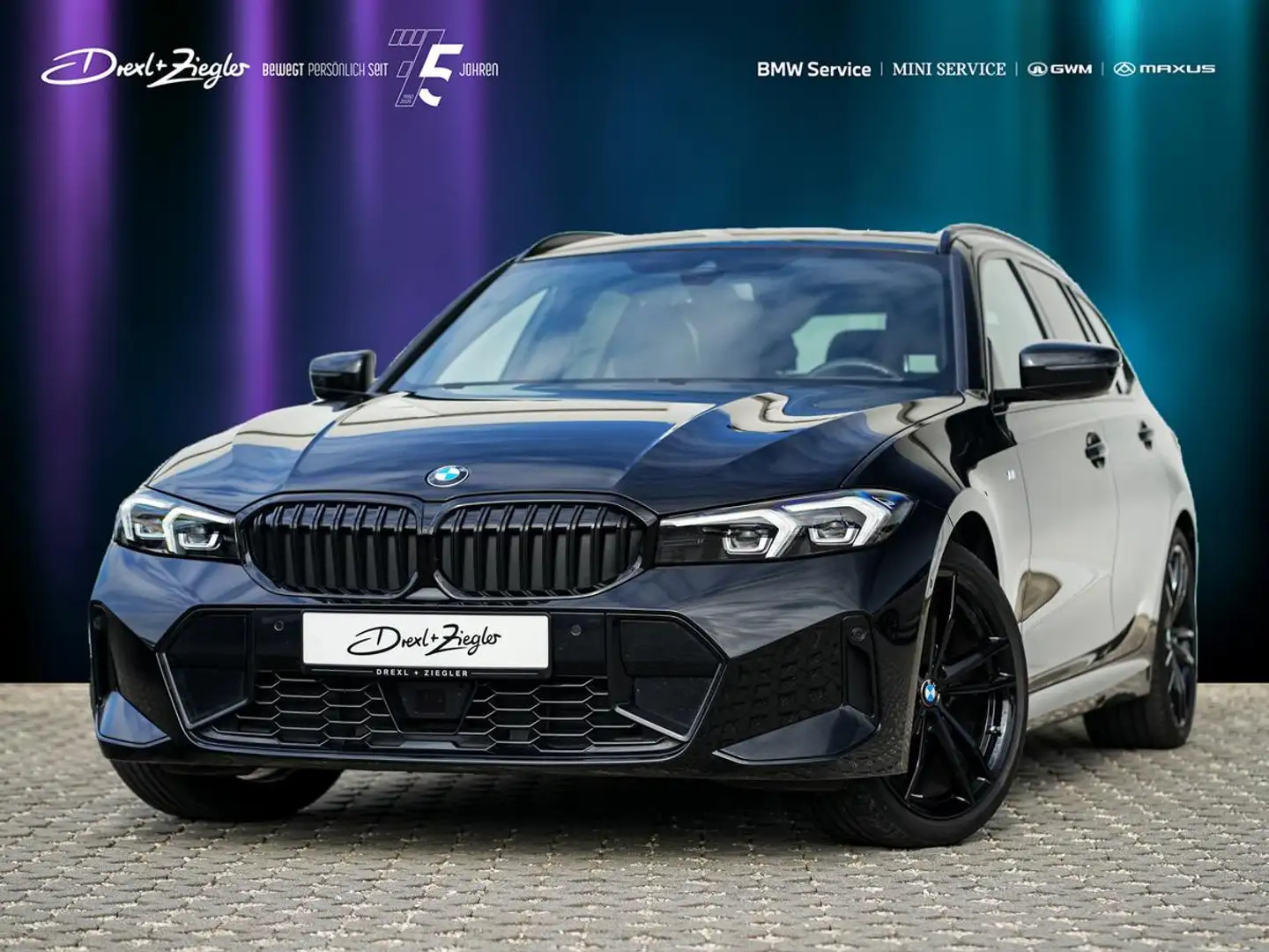 BMW 320 d xDrive Touring  M-Sport 19 ACC HiFi S-Glas Negro - 1