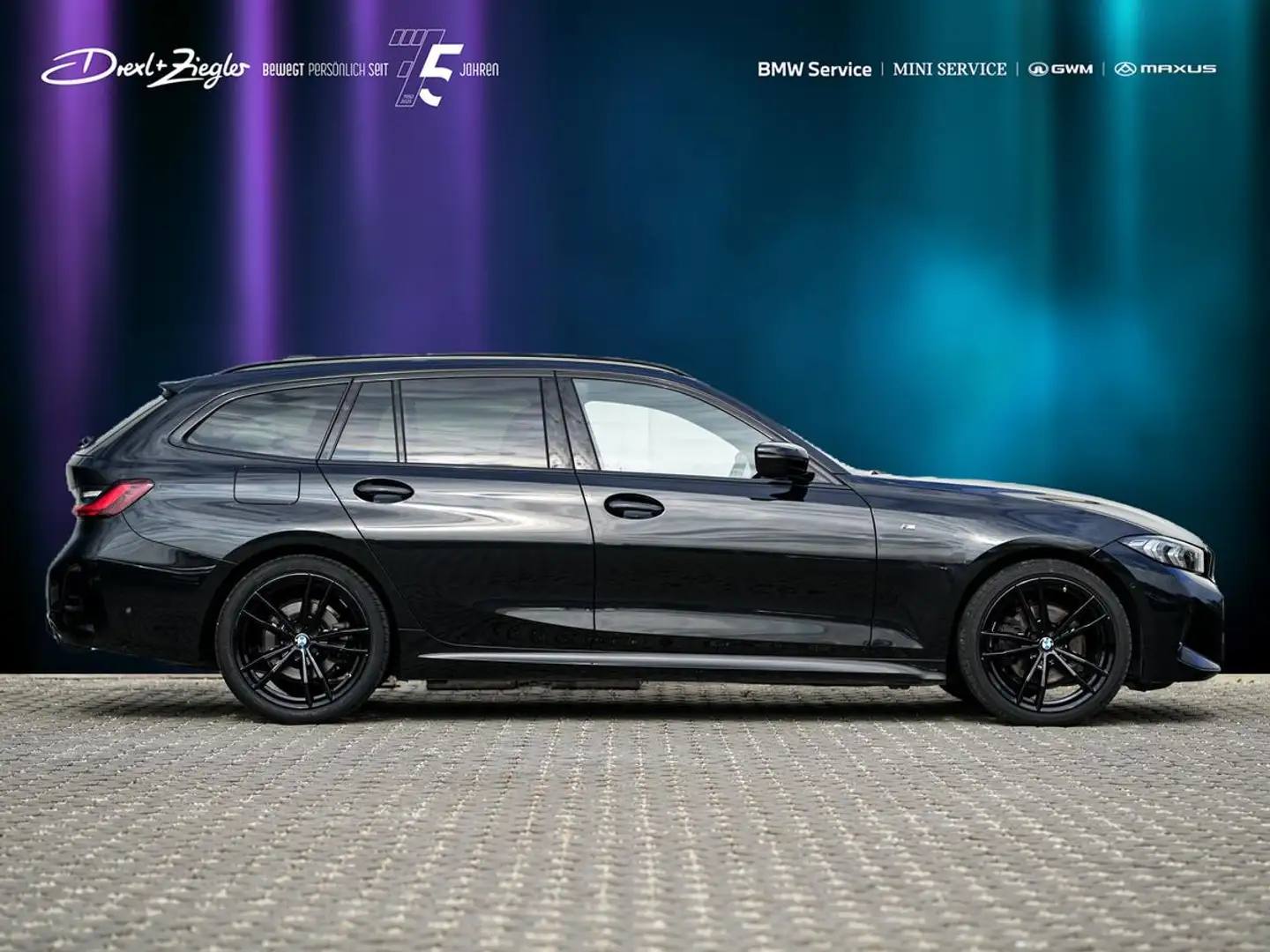 BMW 320 d xDrive Touring  M-Sport 19 ACC HiFi S-Glas Negro - 2