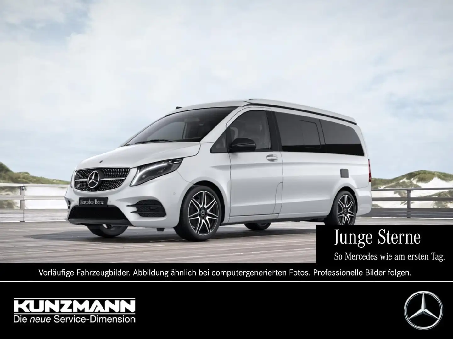 Mercedes-Benz Marco Polo V 250 d 4M  EDITION Night Distronic AHK Blanc - 1