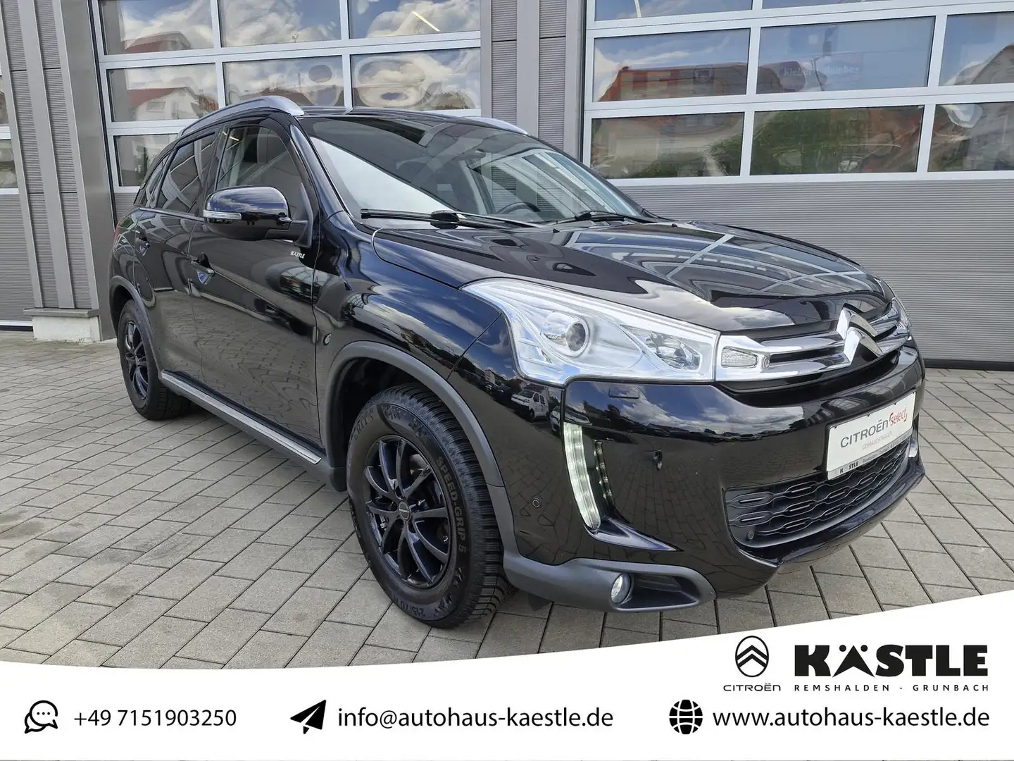 Citroen C4 Aircross Exclusive 4WD e-HDi 115 SHZ*NAVI*Panodach*Kamera Schwarz - 1