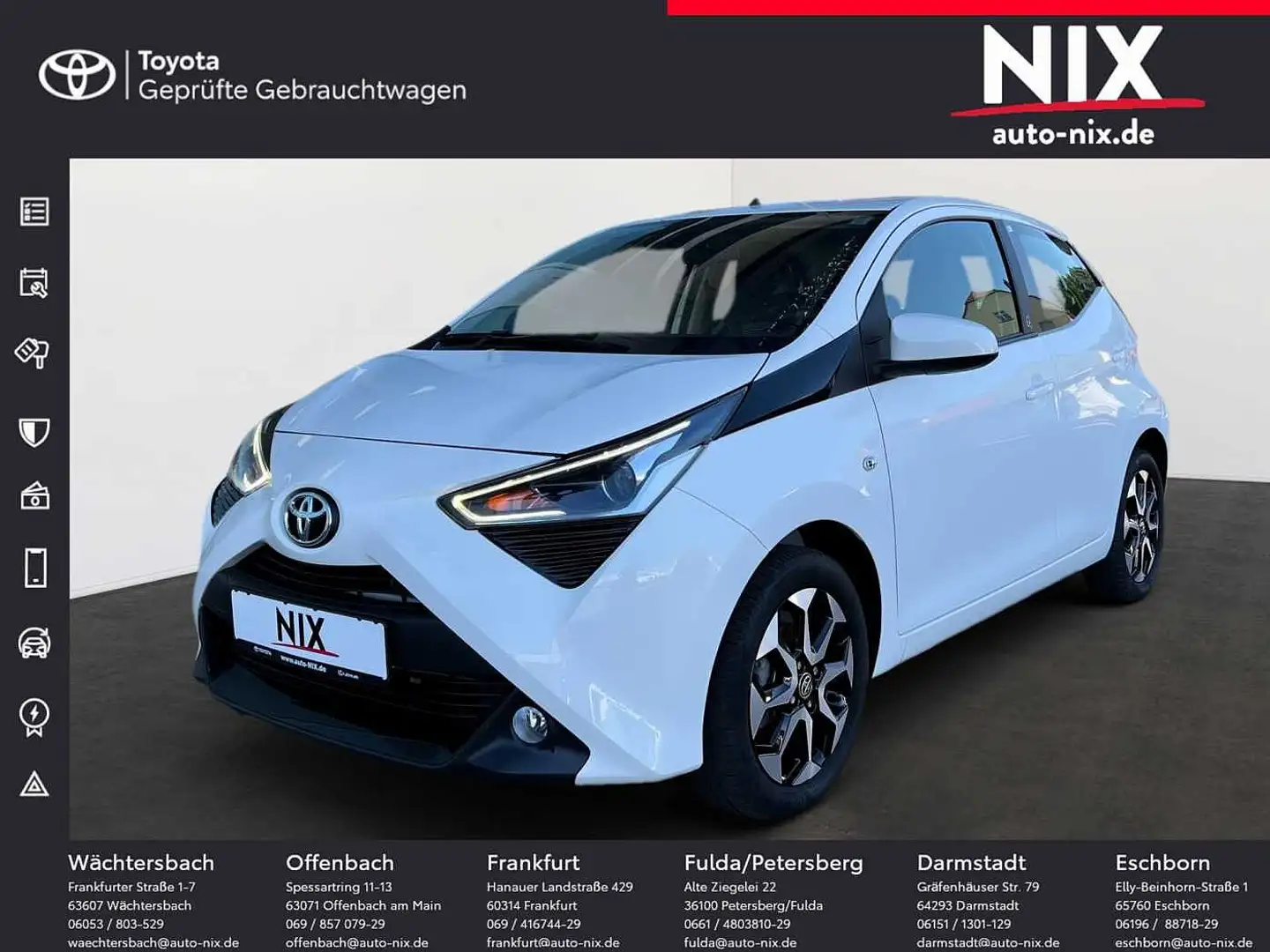 Toyota Aygo 1.0 x-play Team D KAMERA KLIMA BT Weiß - 1