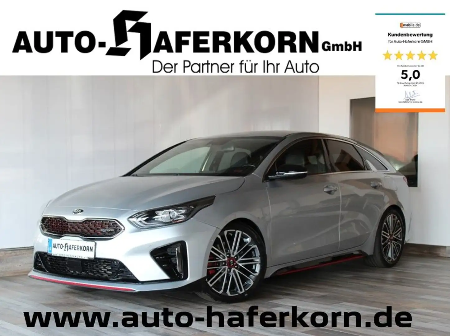 Kia Ceed / cee'd Pro Ceed TCI Turbo 204 GT*ACC*JBL*NAV*LED* Silber - 1