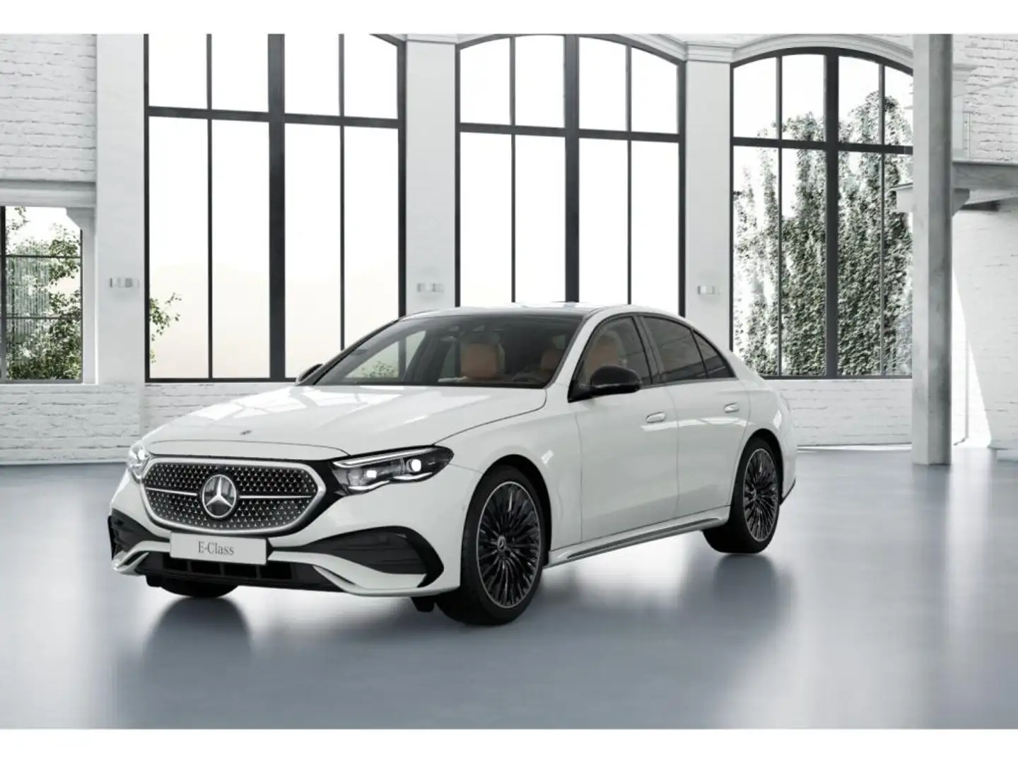 Mercedes-Benz E 220 d AMG-Sport/360/Pano/AHK/Night/Distr/20' Weiß - 1