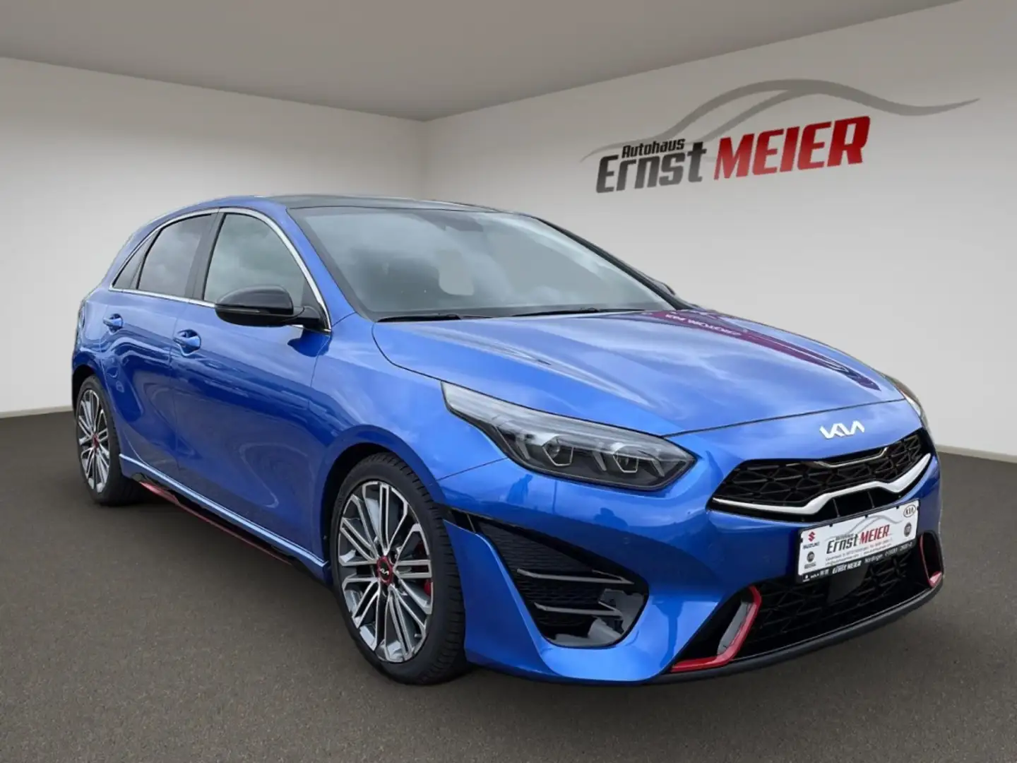 Kia Ceed / cee'd GT 1.6 T-GDI DCT7 KOMFORT GLASDACH Blauw - 1