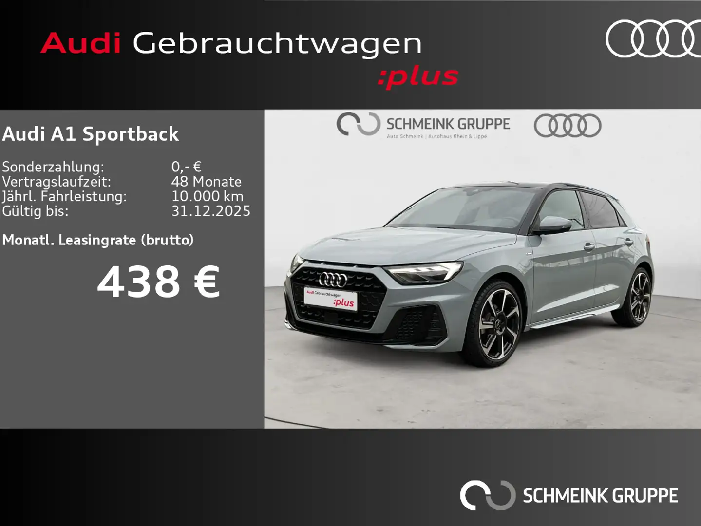 Audi A1 35 TFSI S line ACC LED Keyless SHZ Grau - 1