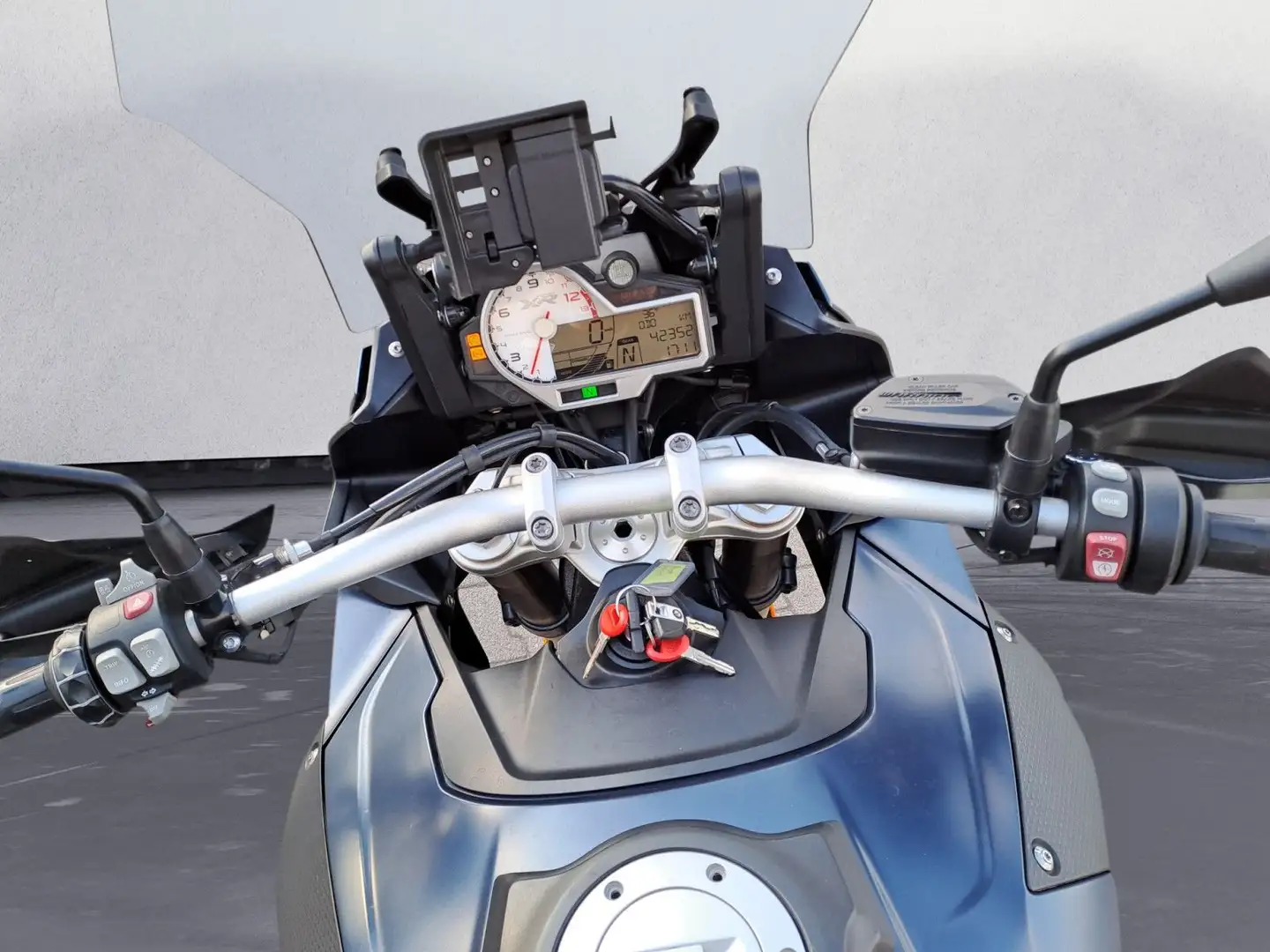 BMW S 1000 XR Koffer li/re Topcase Touring+Dynamik Azul - 2