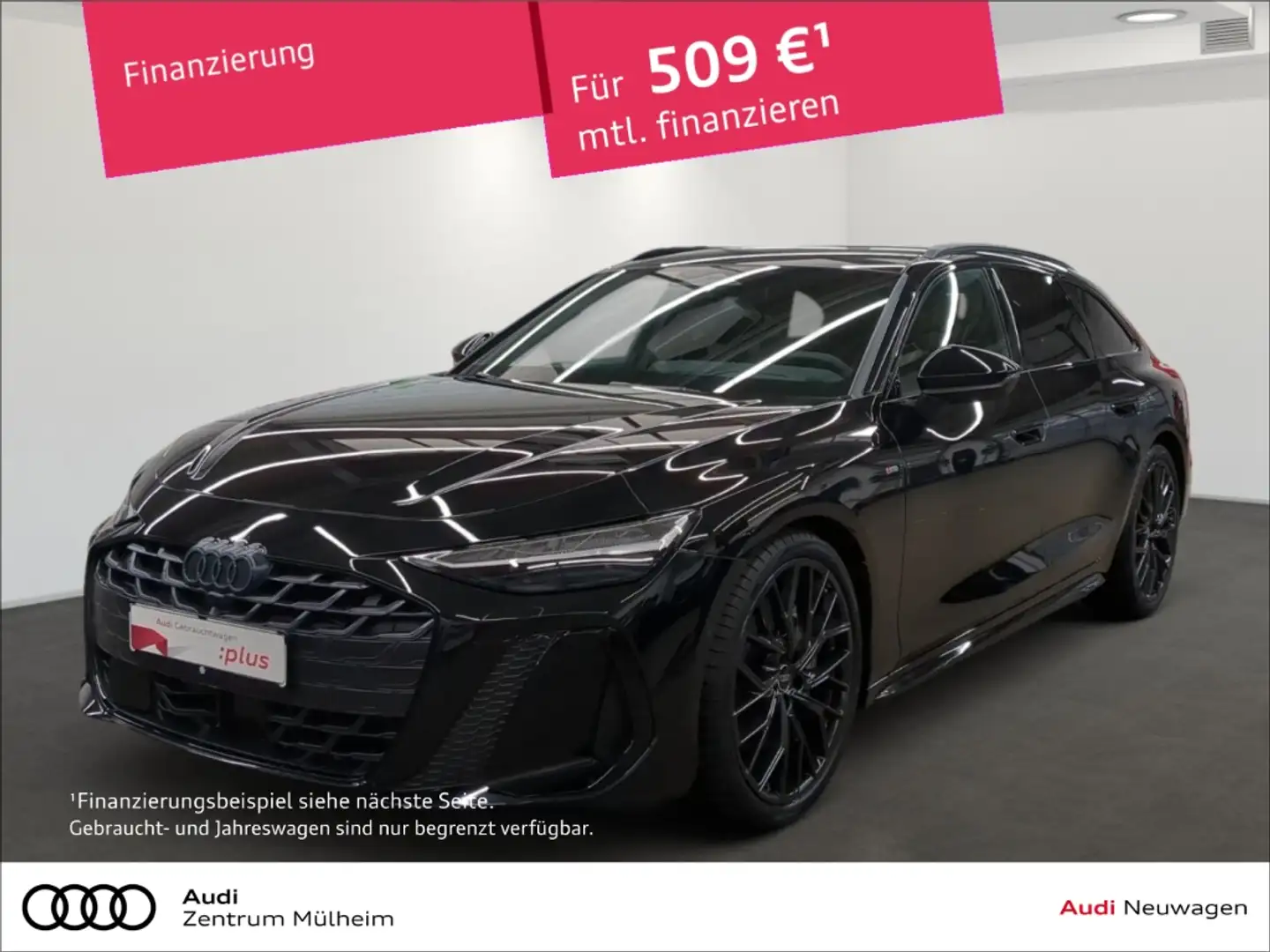 Audi A6 Avant 2.0 TDI 204 PS Automatik HUD Luftfederung Pa Schwarz - 1