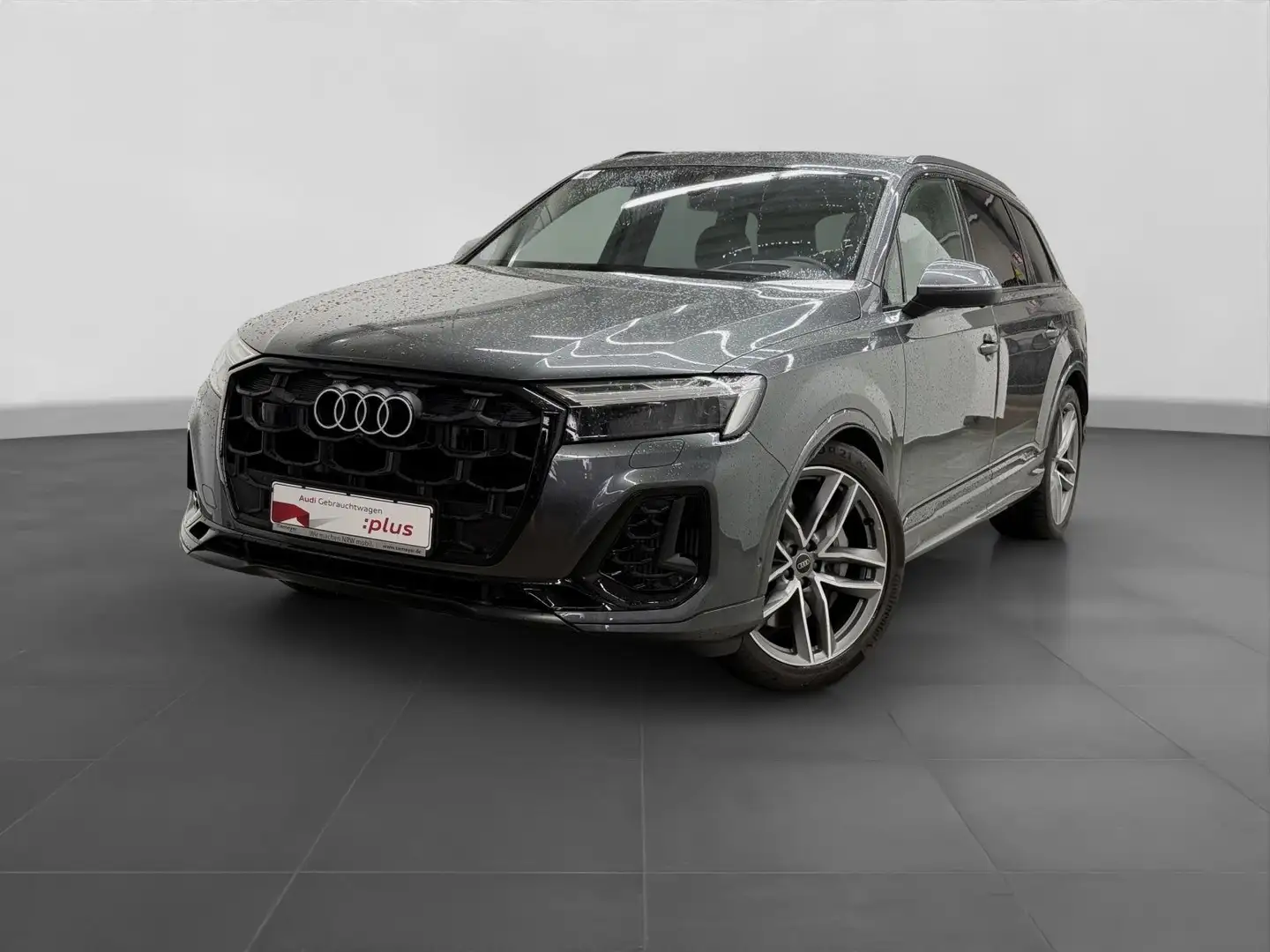Audi Q7 55 TFSIe Q 2x S LINE PANO LM21 HuD AHK Grau - 2
