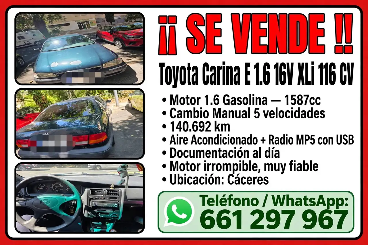 Toyota Carina E 1.6 XLI XLI, foto 1