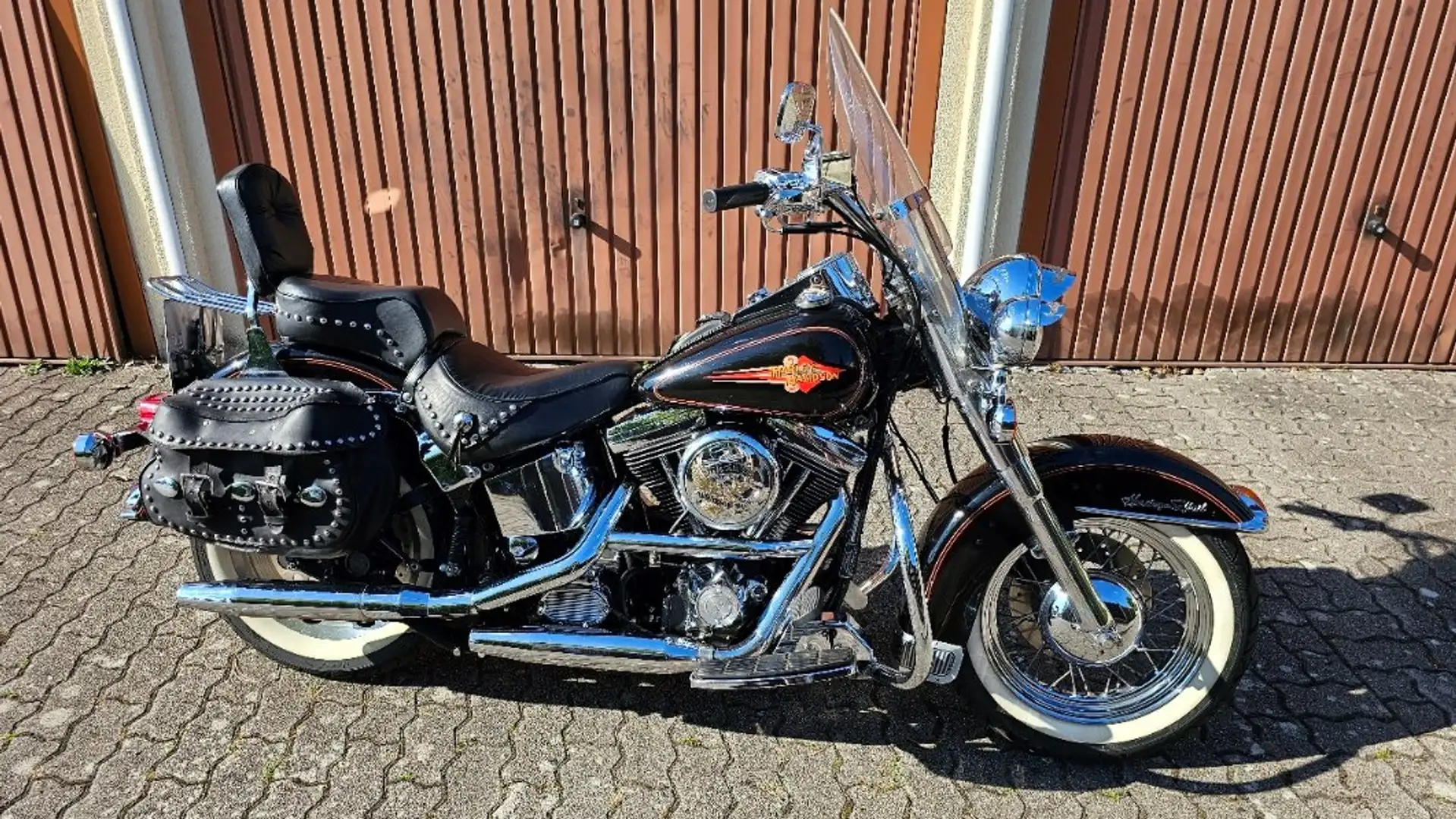 Harley-Davidson Heritage Softail FLST-C Fekete - 1
