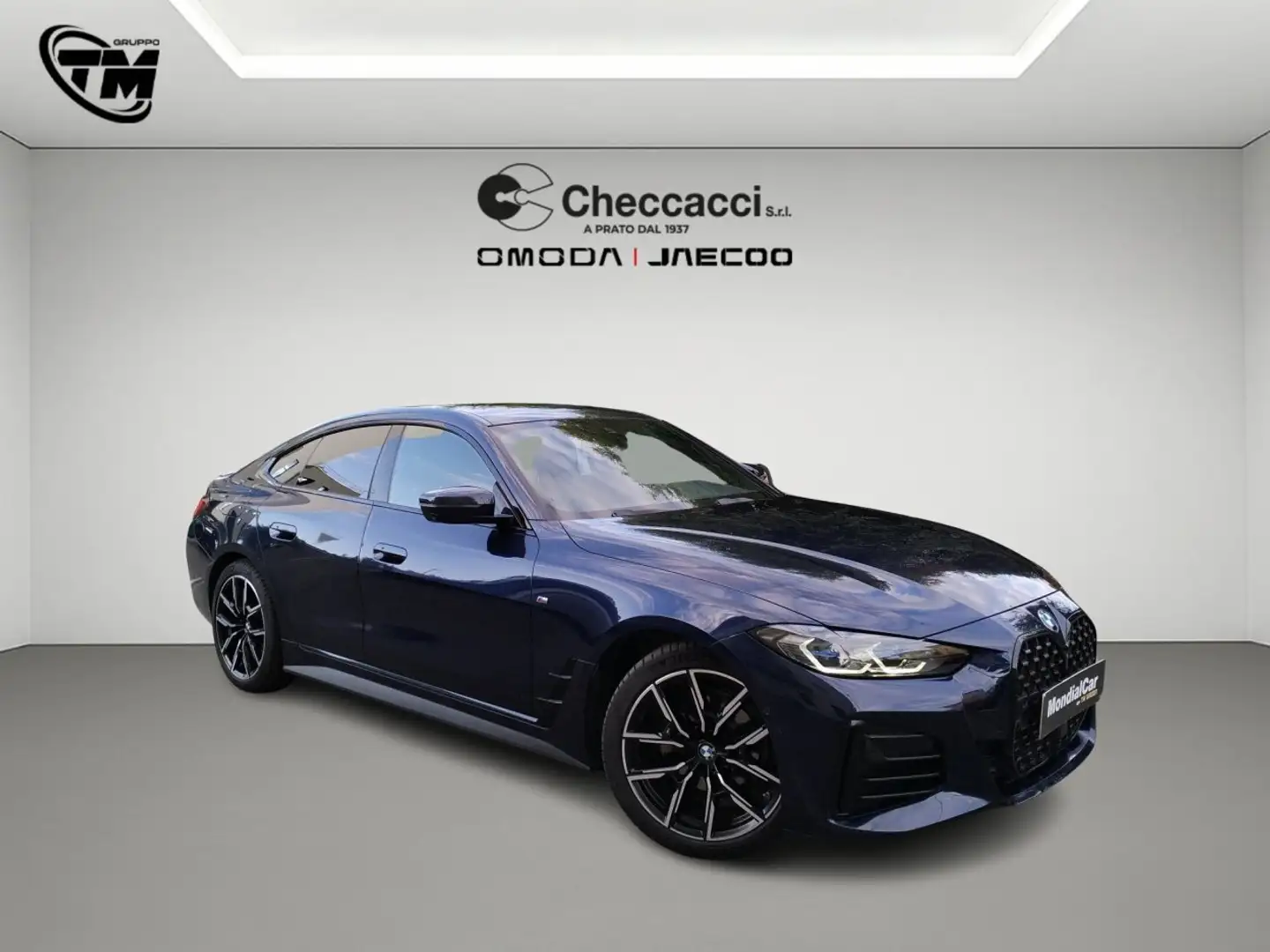 BMW 420 d Gran Coupe mhev 48V Msport auto Bleu - 2