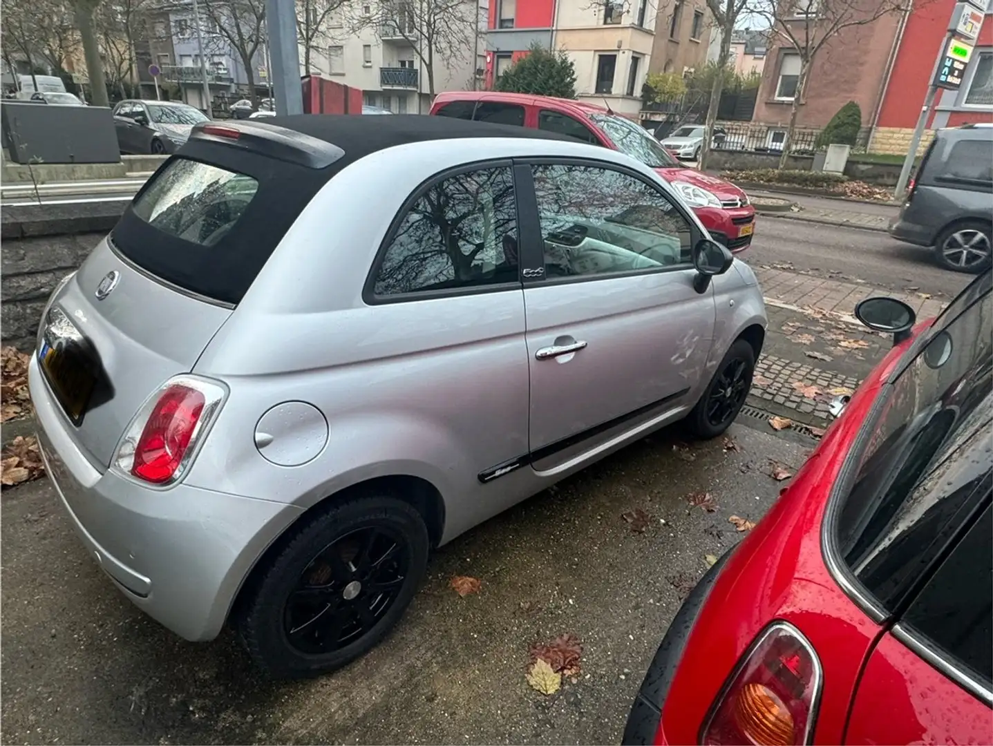Fiat 500 CABRIO Argent - 2
