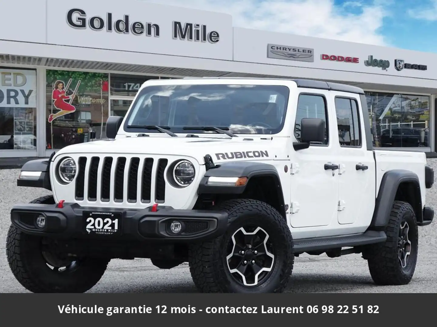 Jeep Gladiator Rubicon 4x4 Tout compris hors homologation 4500e Blanc - 1