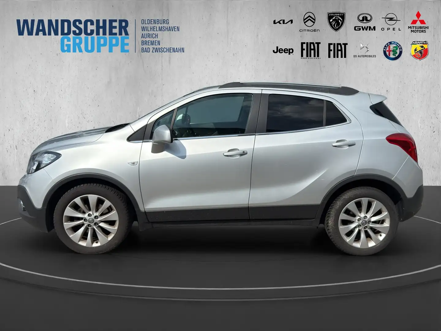 Opel Mokka 1.7 CDTI 4x4 Innovation +Kam.+SHZ+LM Silber - 2