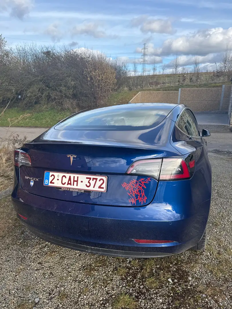 Tesla Model 3 55 kWh Standard Plus Bleu - 2
