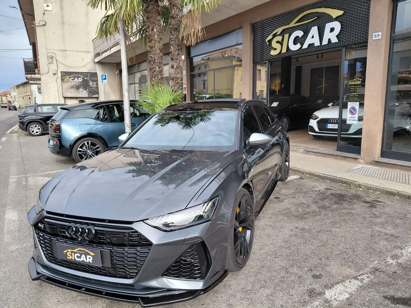 Audi RS6 RS6 Avant 4.0 mhev quattro tiptronic Grijs - 1