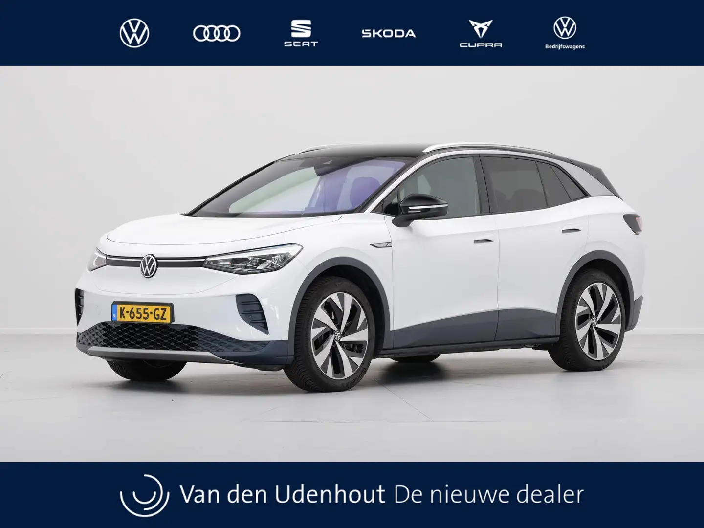 Volkswagen ID.4 First 204pk 77 kWh Navigatie Stuurverwarming Camer Bílá - 1
