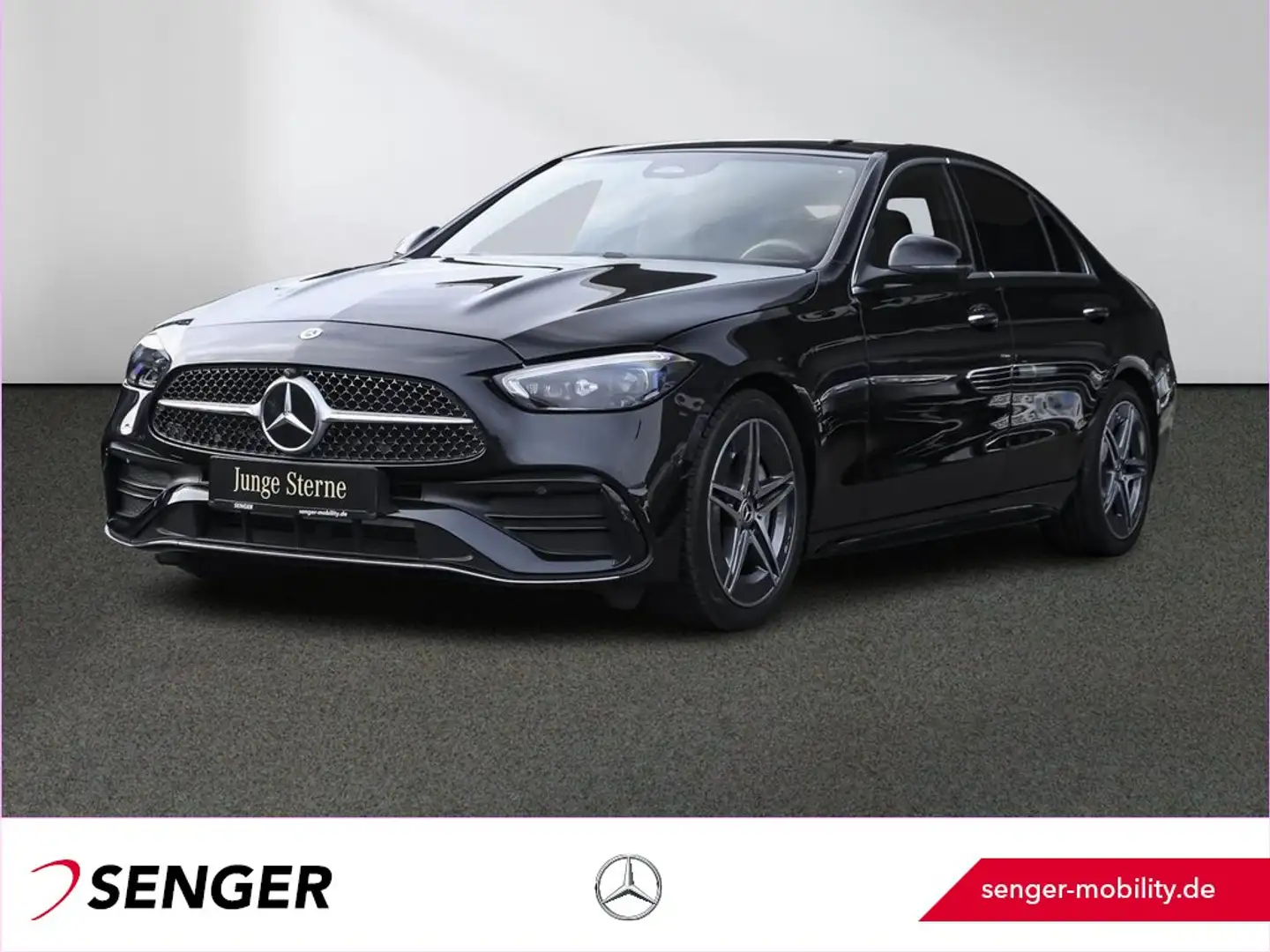 Mercedes-Benz C 180 AMG Line Panorama Digital-Light Keyless-Go Nero - 1