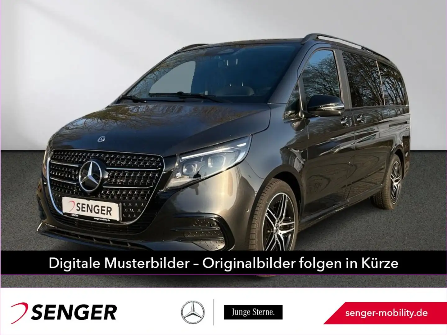 Mercedes-Benz V 300 d Exclusive lang AMG Pano LUXUSSITZE 360° Grau - 1