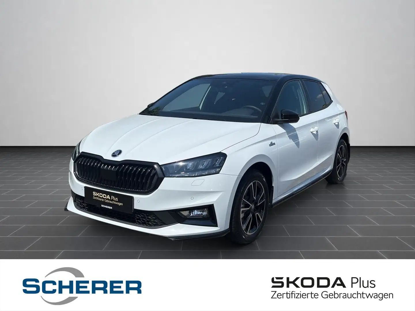 Skoda Fabia 1.0 TSI DSG Monte Carlo PDC, SHZ, Kessy, U Weiß - 1
