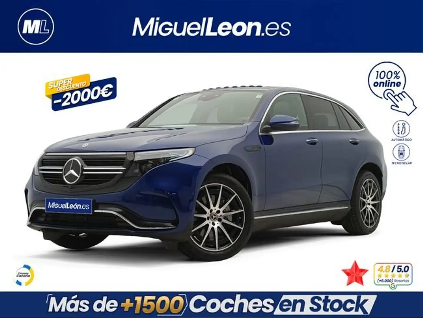 Mercedes-Benz EQC 400 4MATIC Azul - 1
