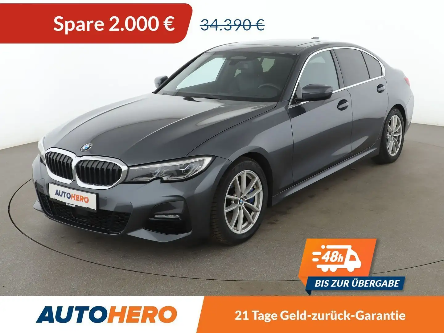 BMW 330 330d M Sport Aut.*NAVI*HEAD-UP*LASER*ACC*CAM*SHZ* Grau - 1