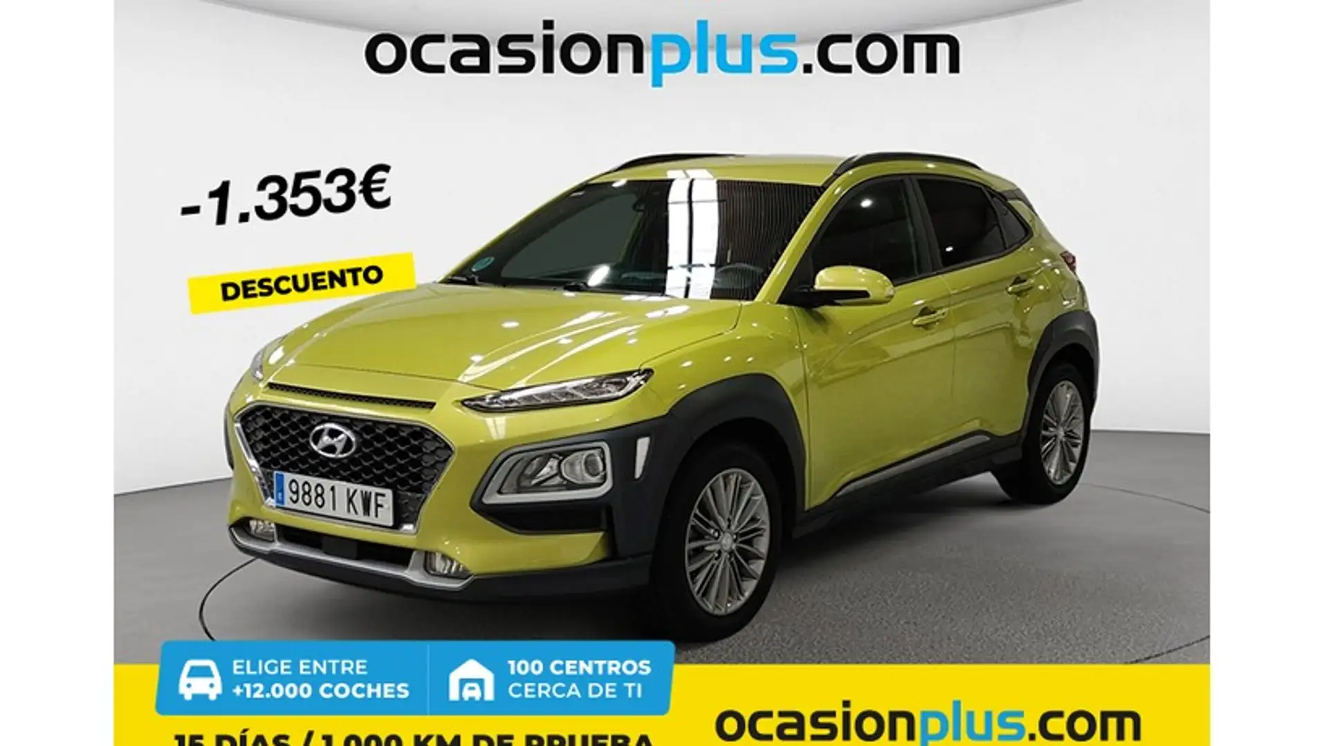 Hyundai KONA 1.0 TGDI Tecno Lime 4x2 Amarillo - 1