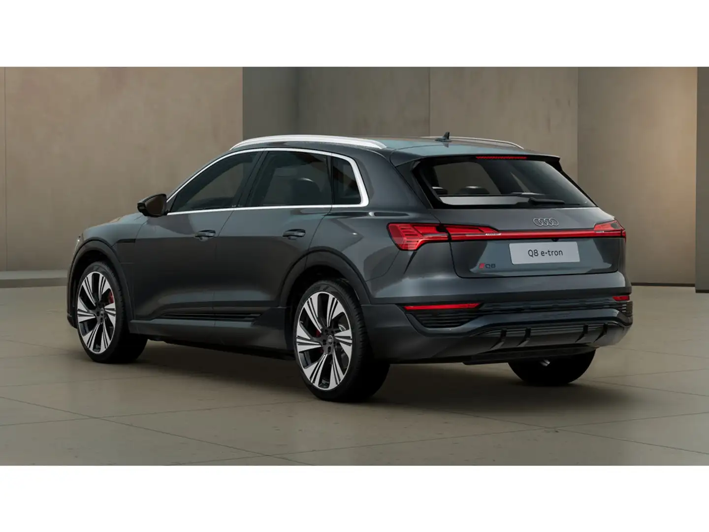 Audi Q8 e-tron 55 S line/Matrix/HuD/22KW/360°/ACC/22Zoll Grau - 2
