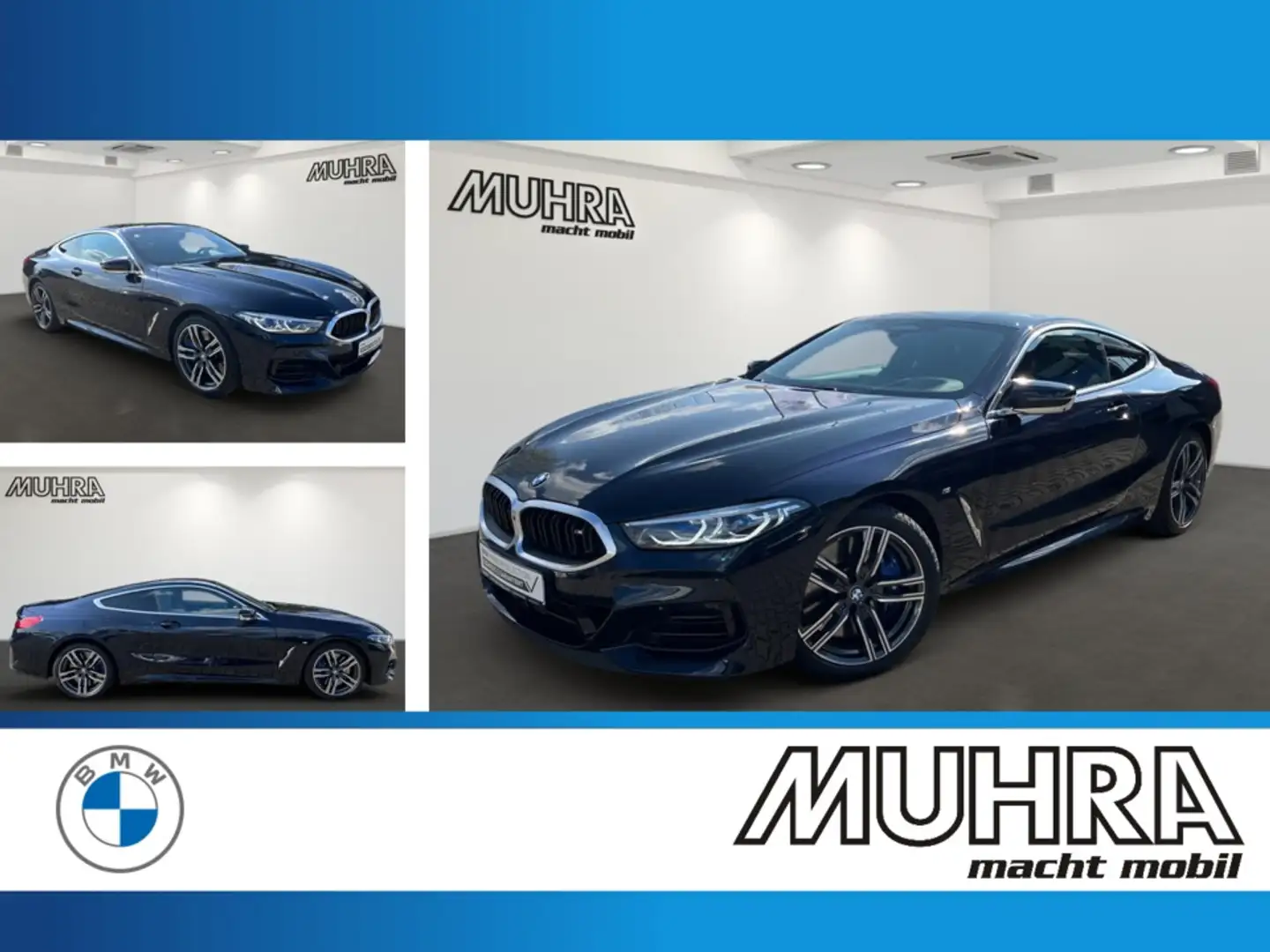 BMW M850 i xDrive Coupe Leas.o.Anz.ab 699,- EUR !!!!! Noir - 1