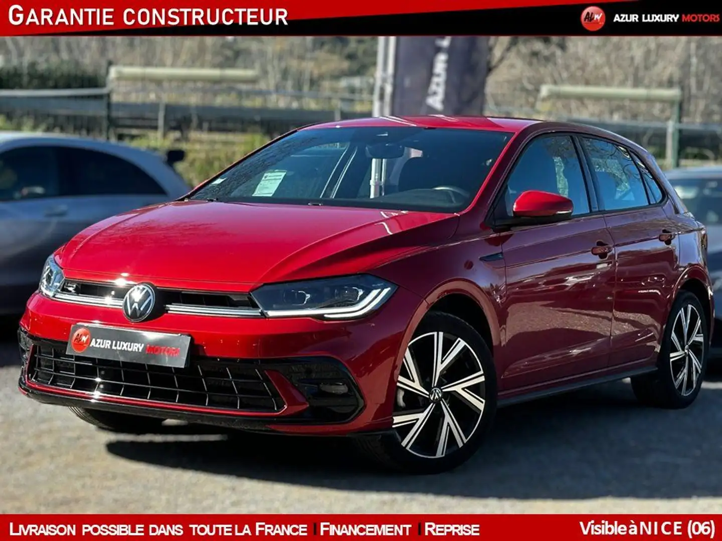 Volkswagen Polo Phase 2 / R-LINE 1.0 TSI 95 Rouge - 1