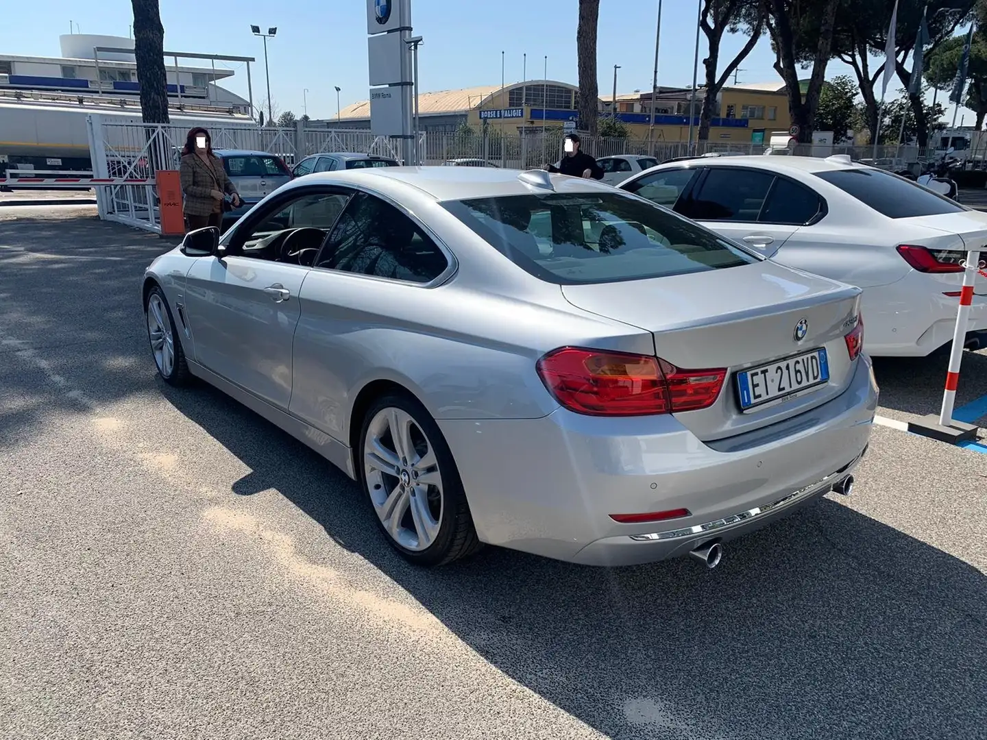 BMW 435 Serie 4 F32 2013 Coupe 435i Coupe Msport auto Plateado - 1