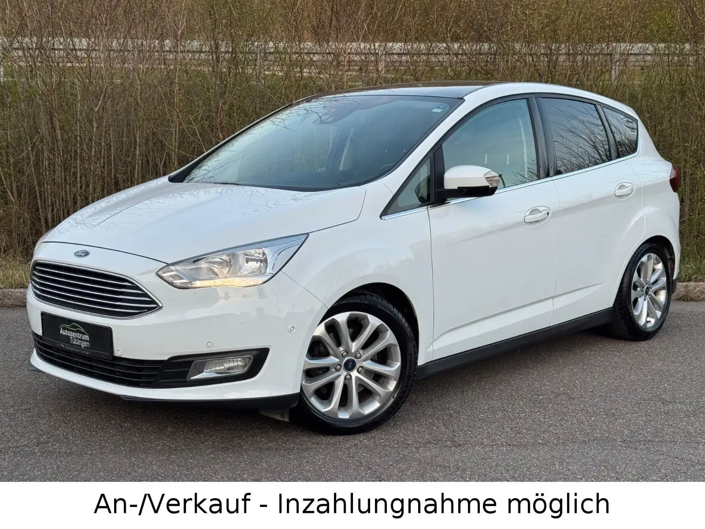Ford C-Max 1.5 EcoBoost Titanium PANO | AHK | NAVI | Weiß - 1
