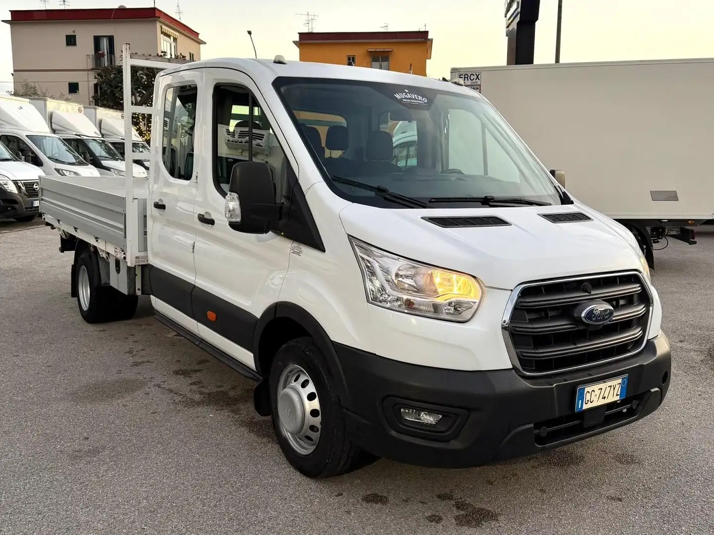 Ford Transit 2.0TDCI 130cv L4 CASSONE FISSO 7 POSTI Blanc - 1
