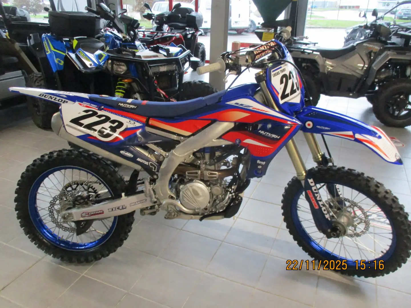 Yamaha YZ 250 Azul - 1