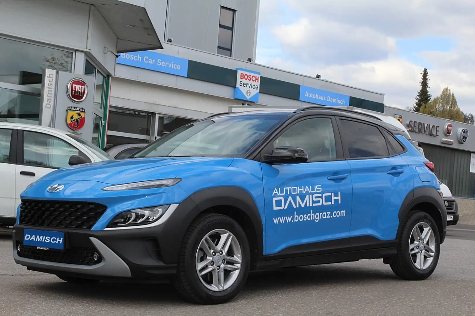 Hyundai KONA Kona 1,0 T-GDi 2WD Trend Line DCT Bleu - 1