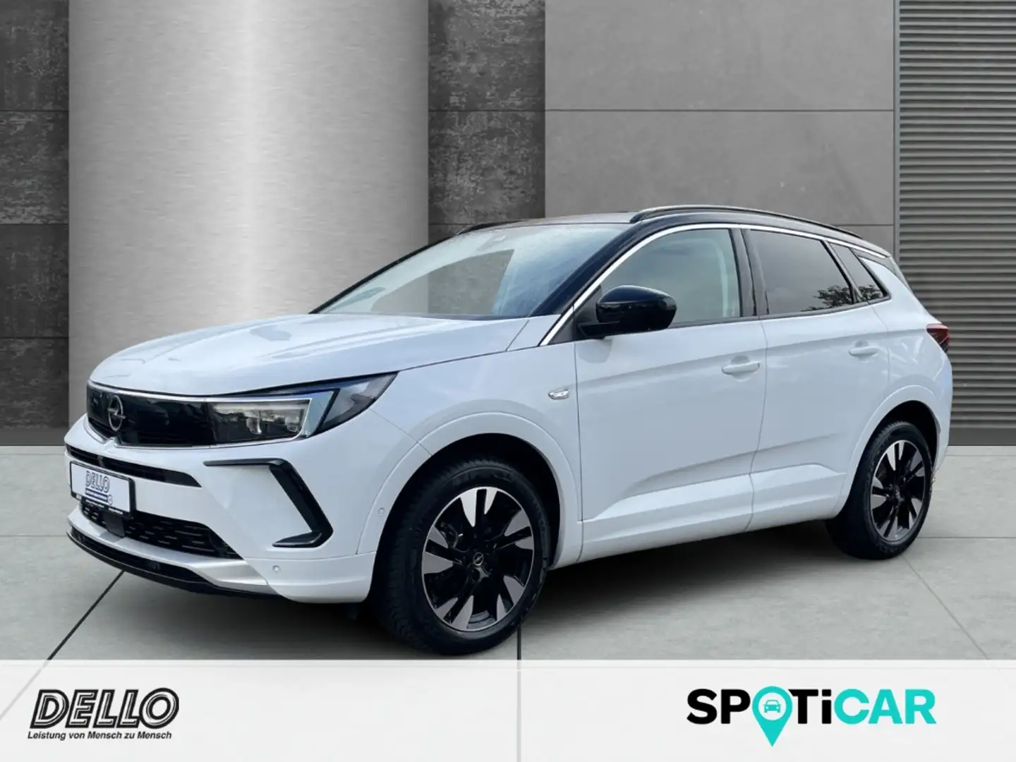 Opel Grandland Ultimate-Paket Autom. AHK-abn.360 Kamera Navi SHZ Blanco - 1