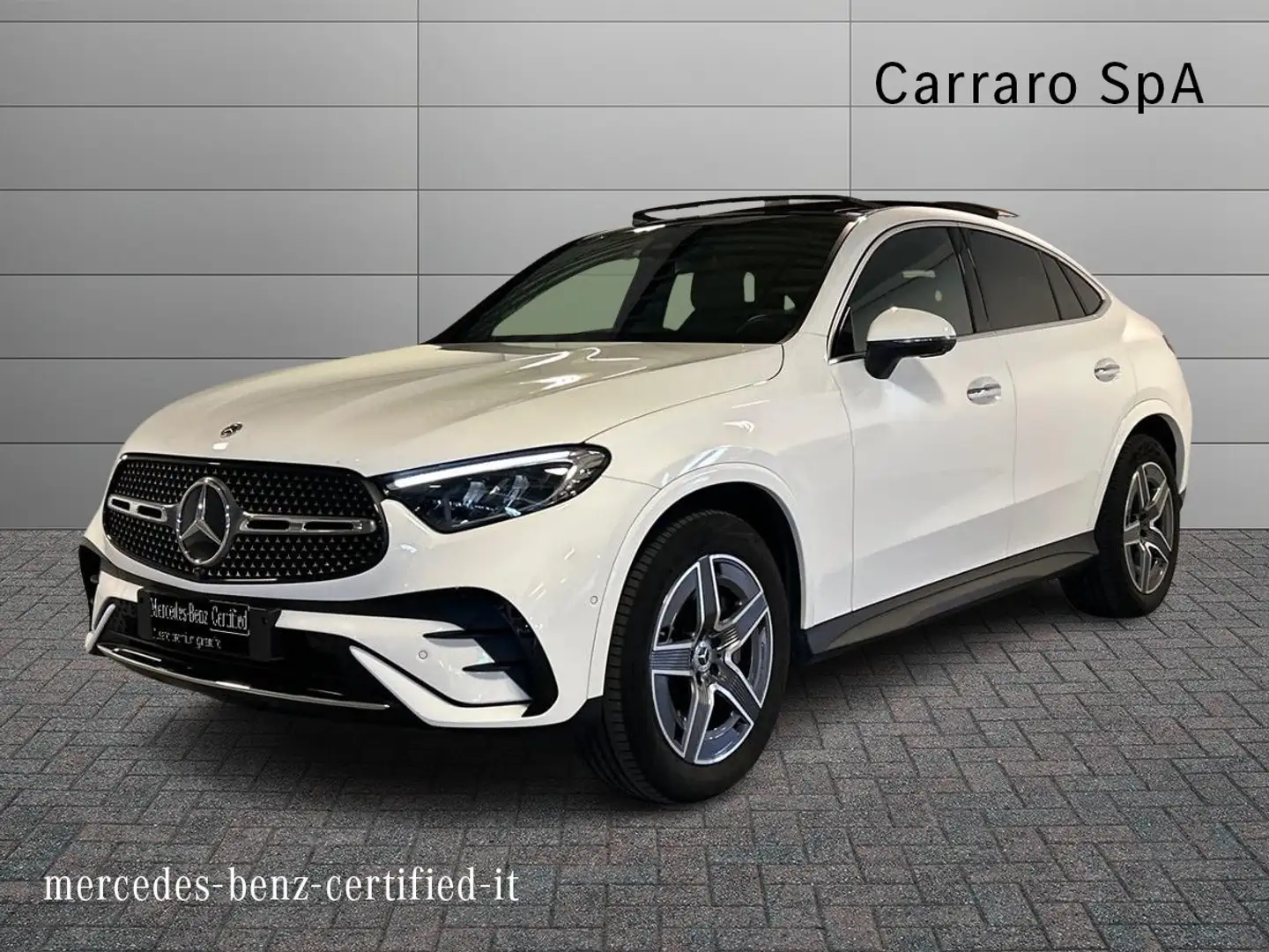 Mercedes-Benz GLC 220 - GLC Coupe 220 d AMG Line Advanced 4matic Weiß - 1