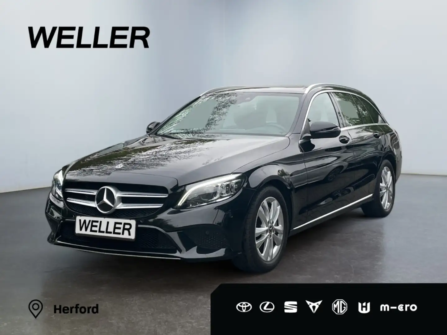 Mercedes-Benz C 300 d T 9G-TRONIC Avantgarde *MULTIBEAM*Pano*HUD* Zwart - 1