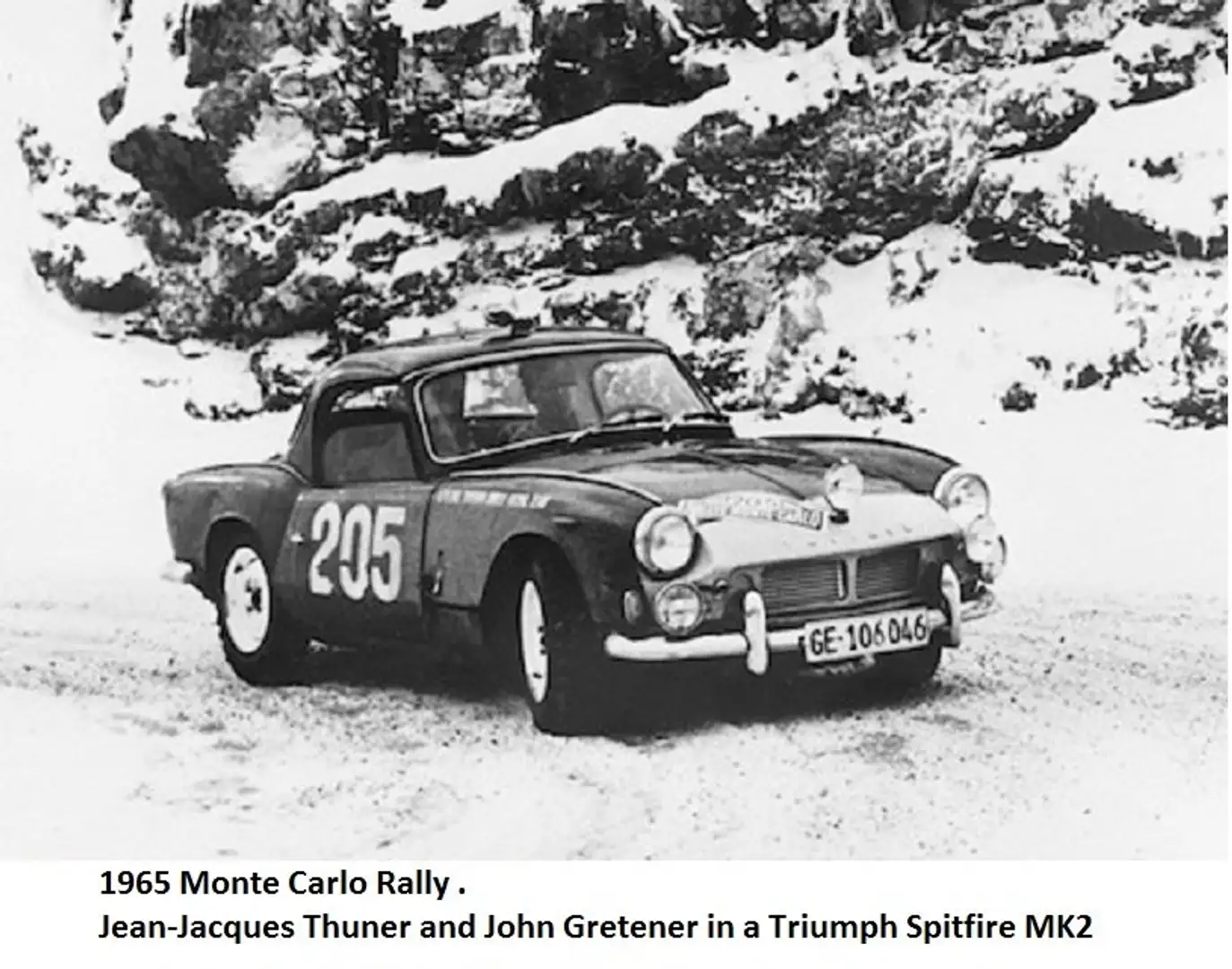 Triumph Spitfire MK2 , cabriolet 60s - 1