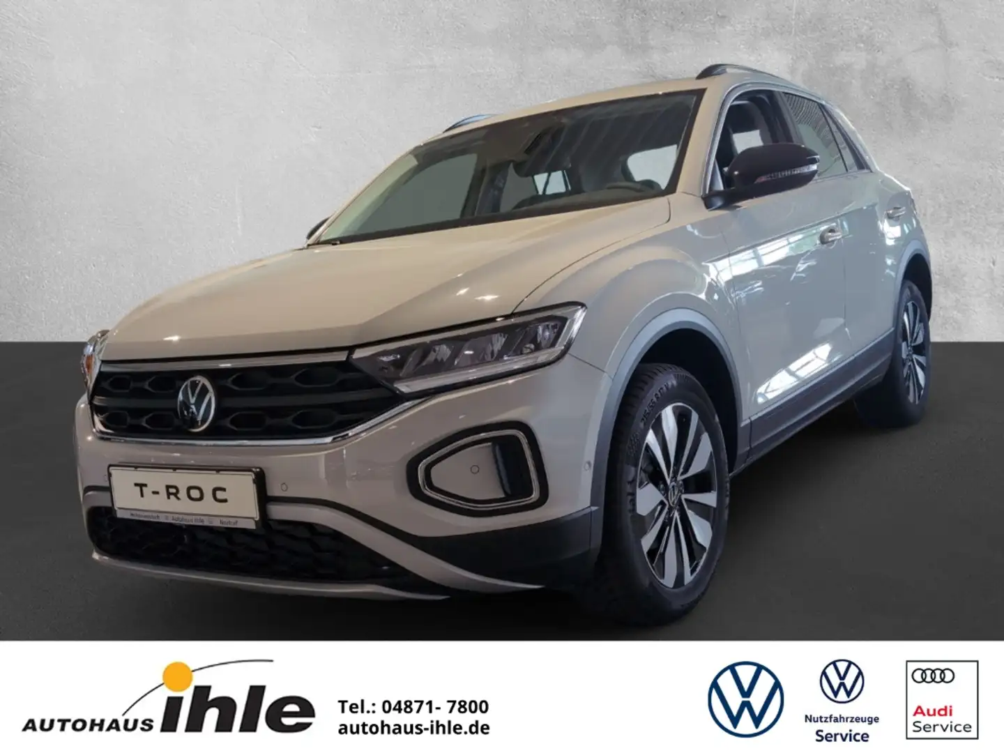 Volkswagen T-Roc 1,0 TSI Goal R-KAMERA+AHK+GJ-REIFEN+APP-CONNECT Grau - 1
