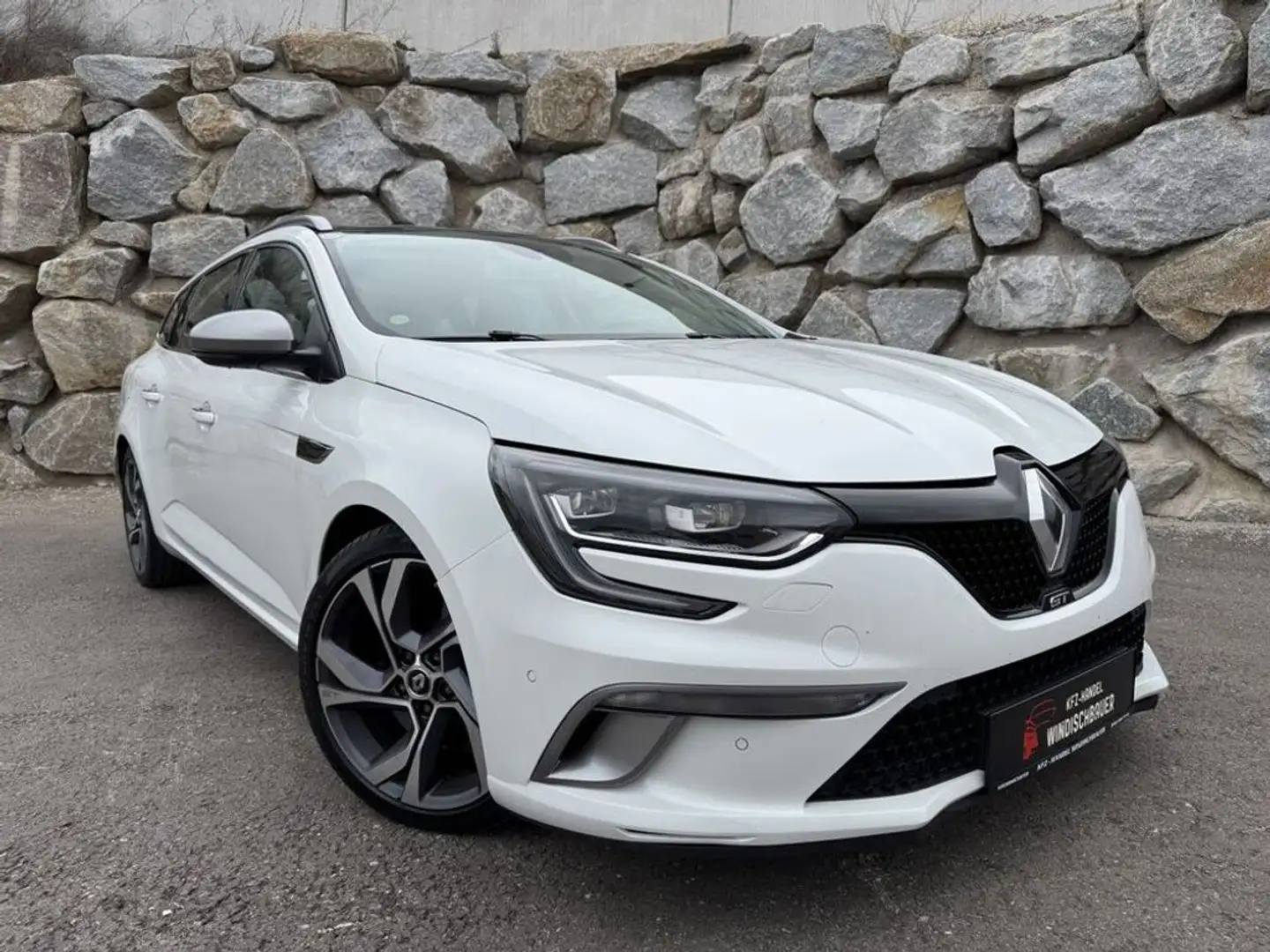 Renault Megane Mégane GT-LINE KLIMA PANO NAVI LED AHK Blanc - 1