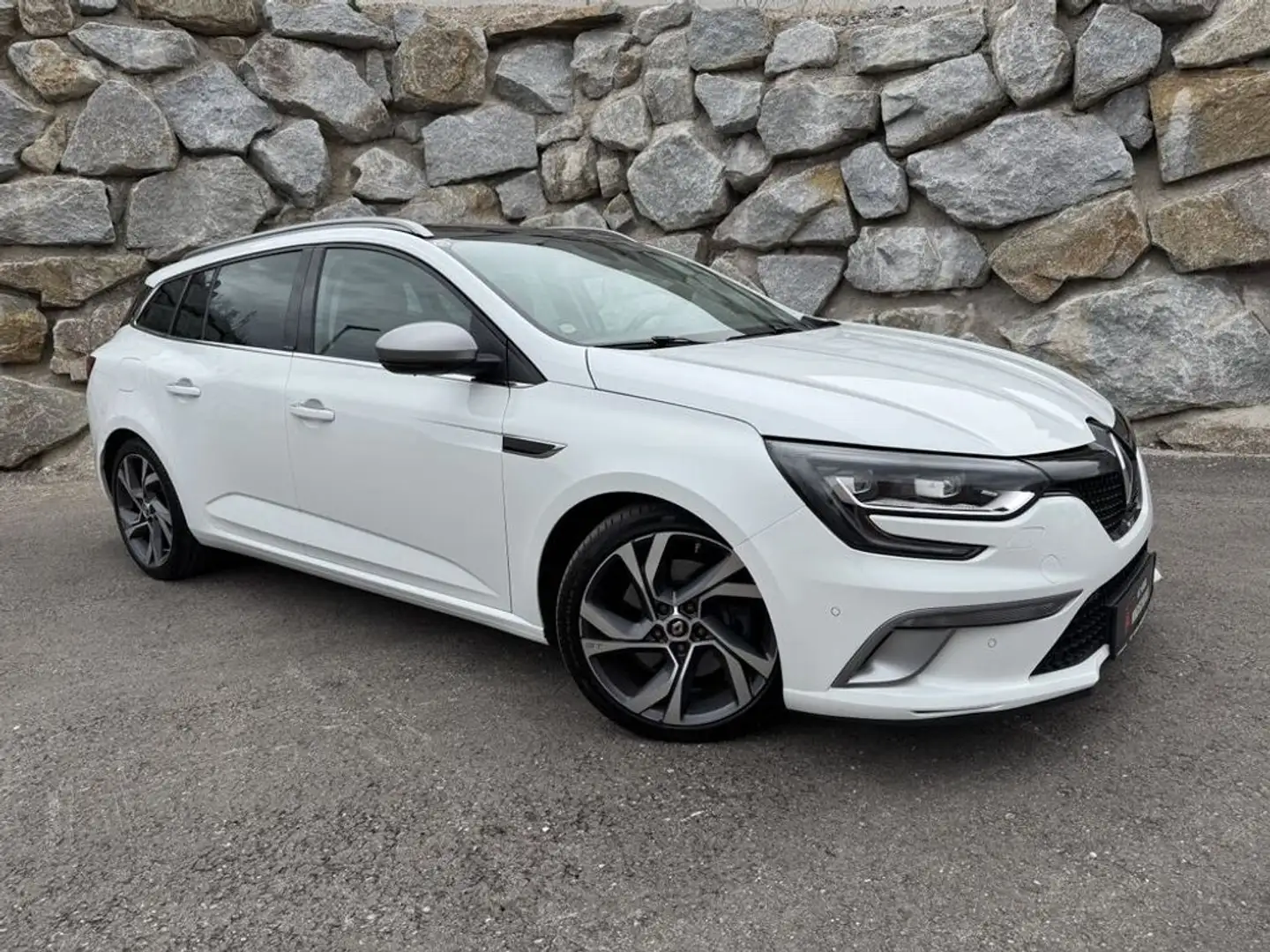 Renault Megane Mégane GT-LINE KLIMA PANO NAVI LED AHK Blanc - 2