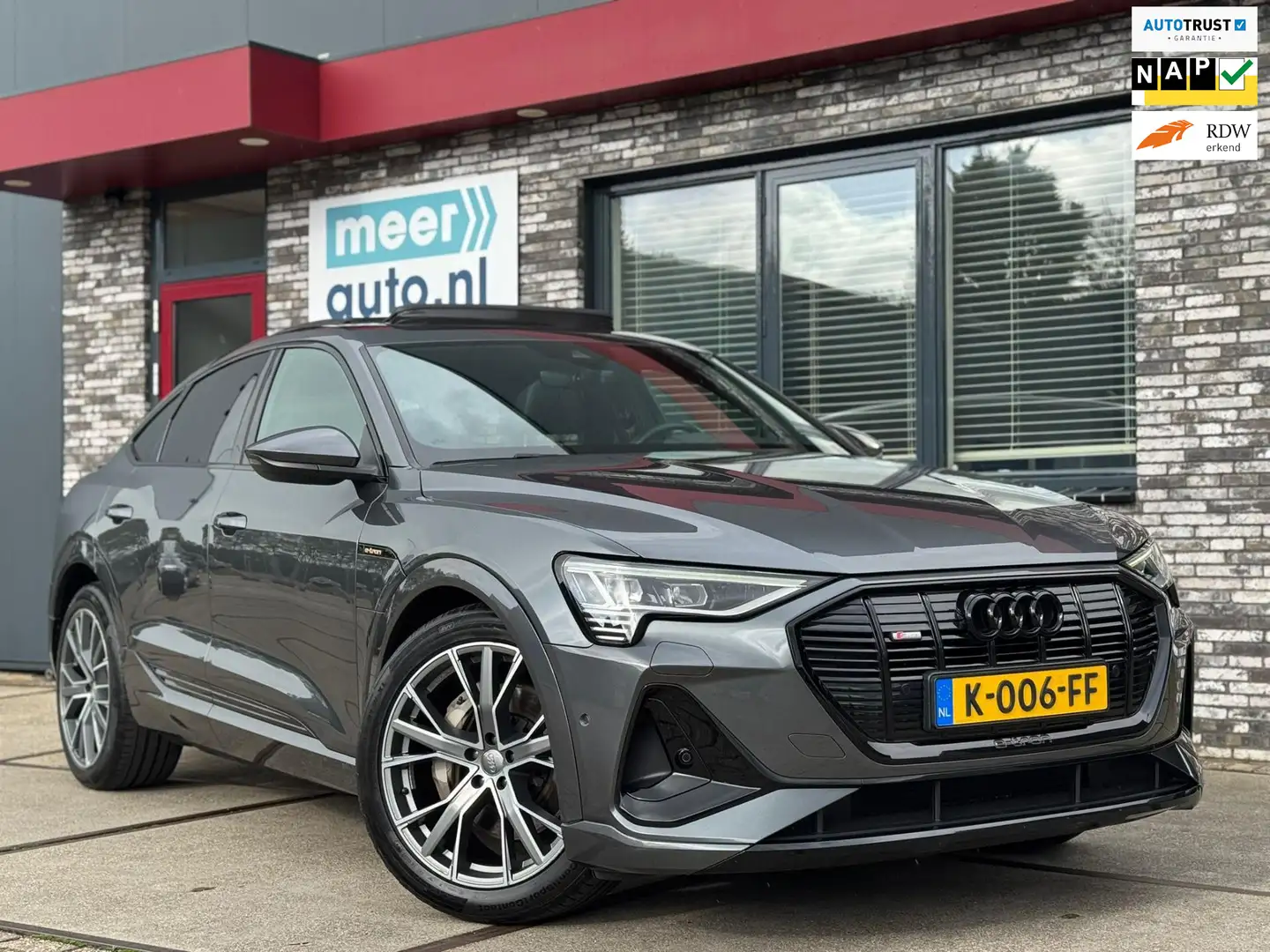 Audi e-tron Sportback 50 quattro S-LINE l PANO l CAMERA l MATR Grijs - 1