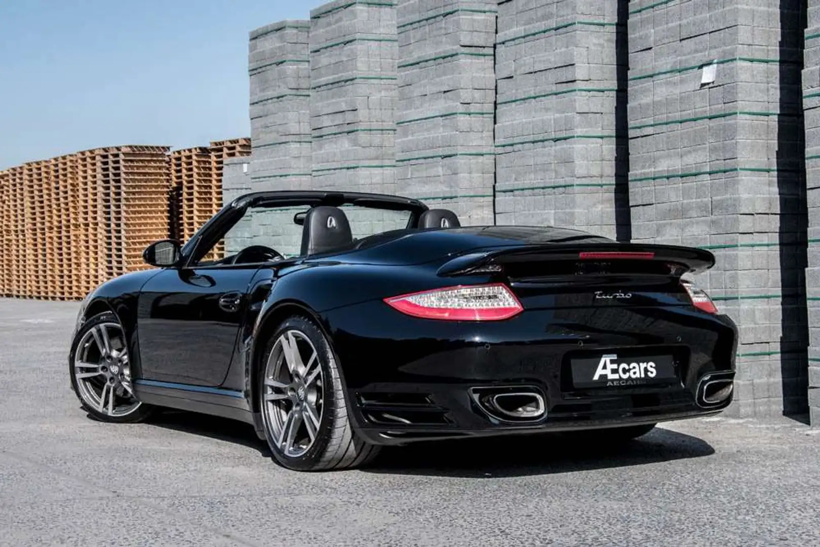 Porsche 997 - 911 TURBO / CABRIOLET / SPORT CHRONO / 35.000 KM Czarny - 1