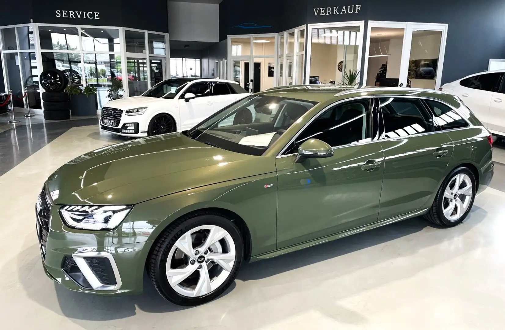 Audi A4 Avant 40 TFSI S-LINE AHK+LED+Virtual+NAVI+DAB Verde - 2