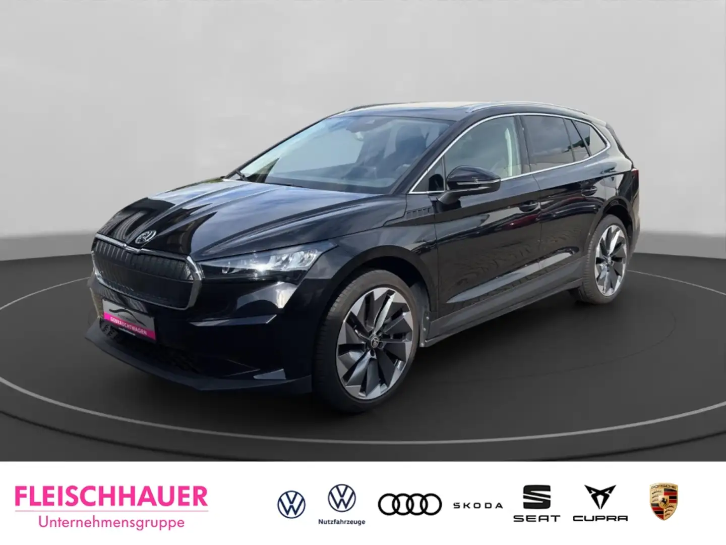 Skoda Enyaq 80 Suite AHK Panorama Lenkrad-Heizung Massage Noir - 1