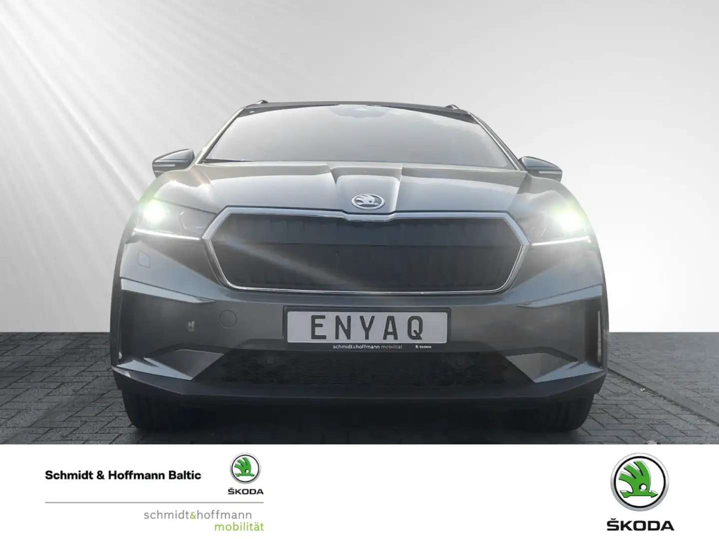Skoda Enyaq 85 x Suite Klima Navi Leder Rückfahrkamera Grau - 2