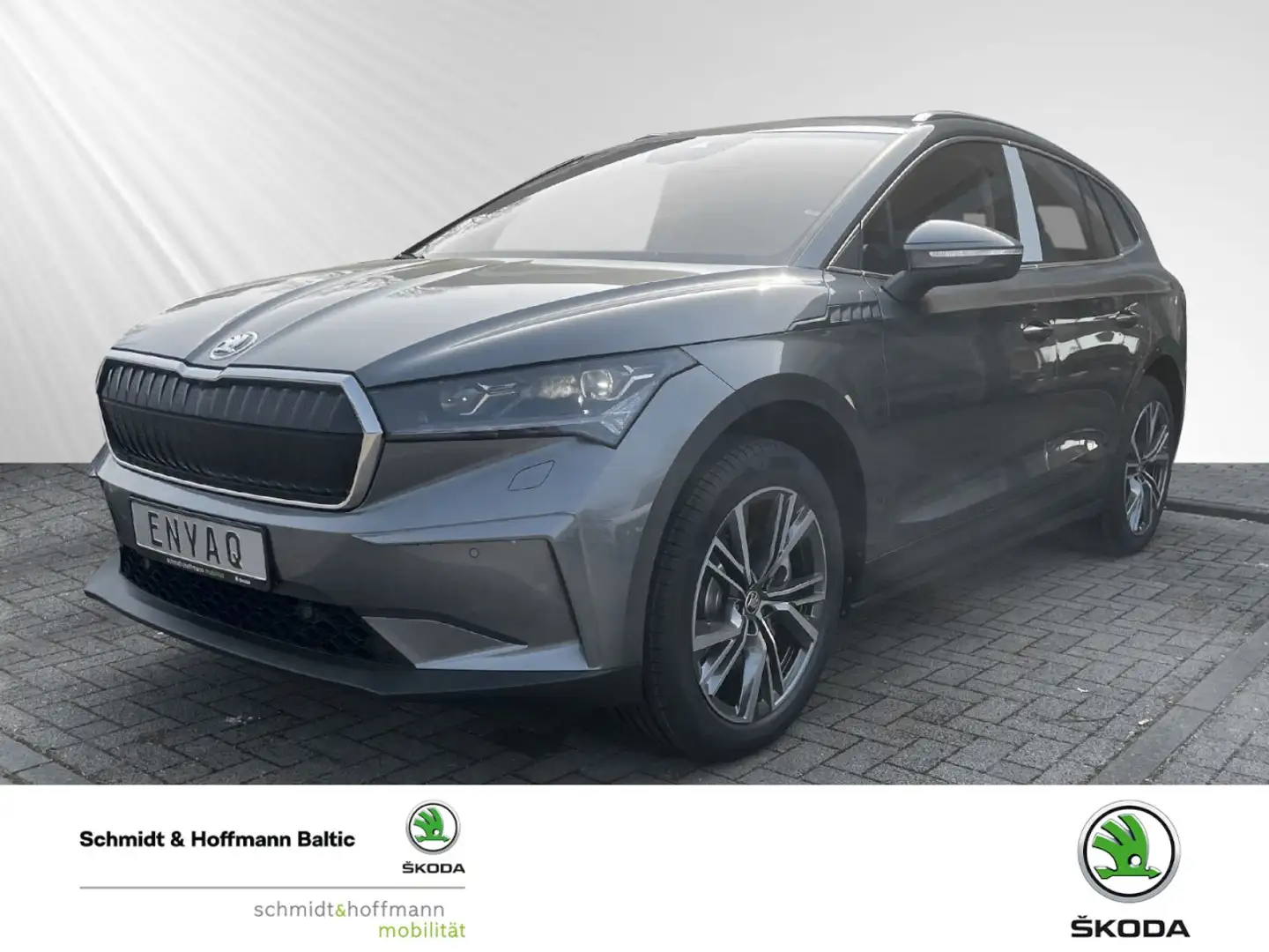 Skoda Enyaq 85 x Suite Klima Navi Leder Rückfahrkamera Grau - 1
